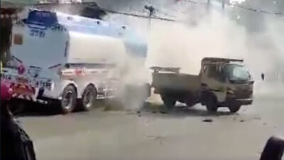 Lima Orang Tewas saat Truk Tangki Tabrak Sejumlah Kendaraan di Jakut