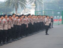 Ribuan Personel Gabungan Siap Kawal Demo di Gedung DPR RI dan Patung Kuda