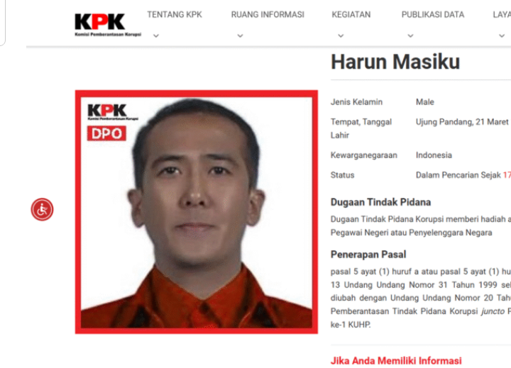Penyelidikan Keberadaan Harun Masiku/(dok.@kpk.go.id/id)
