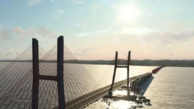 Proyek Jembatan Pulau Kalimantan-Pulau Laut Resmi Dimulai